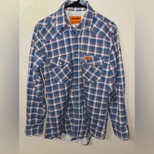 Wrangler FR Pearl-snap Button Up Shirt